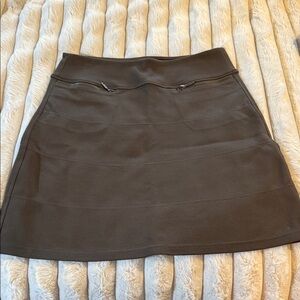 Athleta Dark Olive Mini Skirt